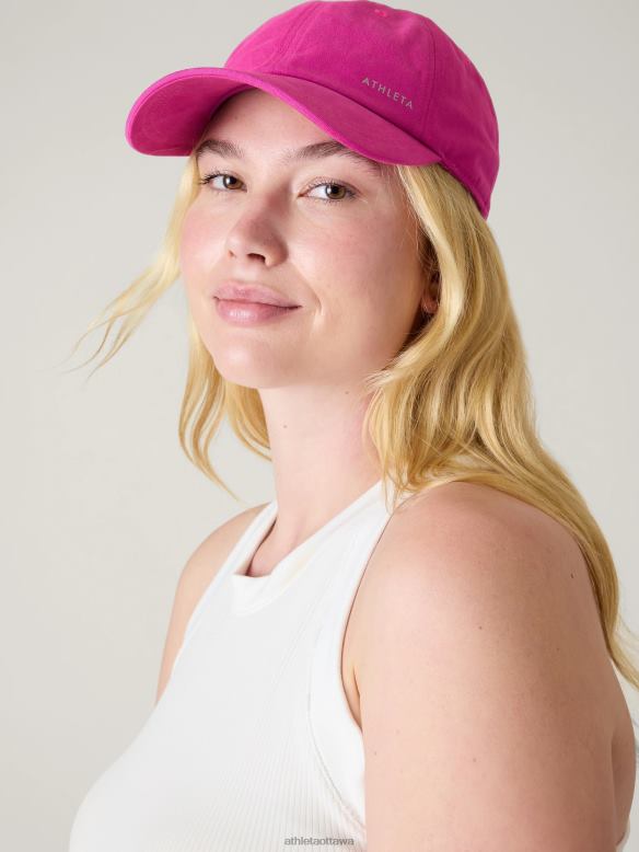 Athleta Relaxed Cap Women Iceplant Pink Accessories VHFL2993