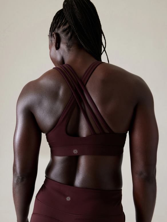 Athleta Train Free Bra A-C Women Spiced Cabernet Bras & Underwear | VHFL2718