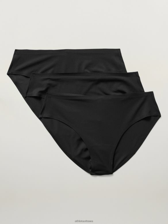 Athleta Ritual Bikini Underwear 3-Pack Women Black Bras & Underwear | VHFL2619