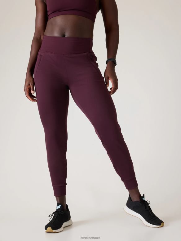 Athleta Unstoppable Jogger Women Spiced Cabernet Clothing VHFL2120