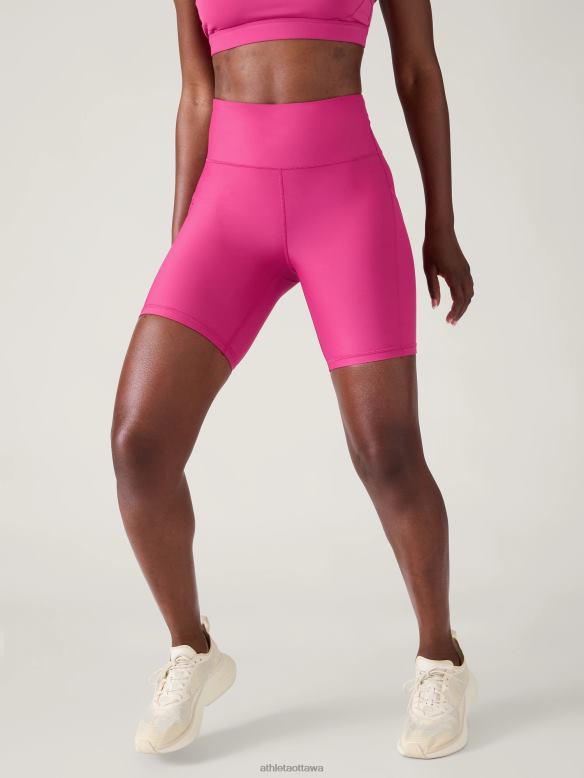 Athleta Interval Stash 7" Short Women Iceplant Pink Clothing VHFL2681