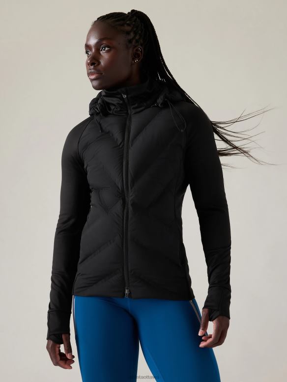 Athleta Inlet Jacket Women Black Clothing VHFL2552