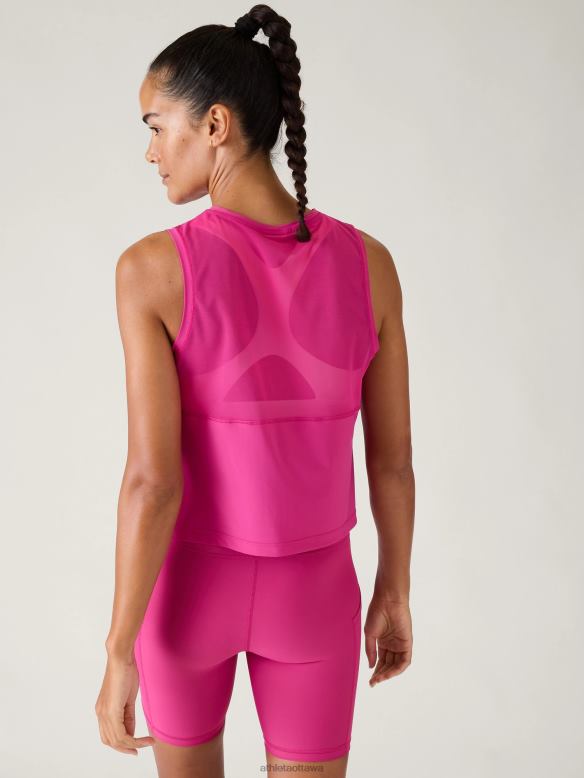 Athleta Ultimate Muscle Tank Women Iceplant Pink Clothing VHFL2238