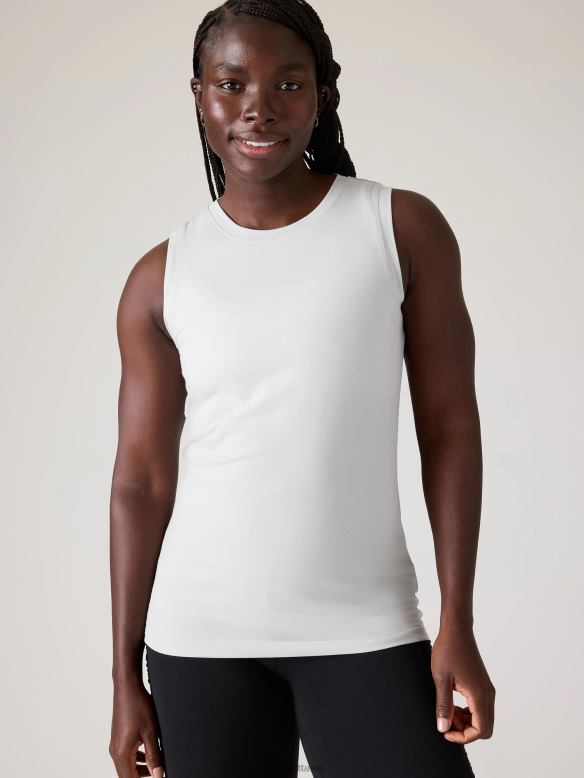 Athleta Vital Tank 2.0 Women Light Grey Heather Clothing VHFL2234