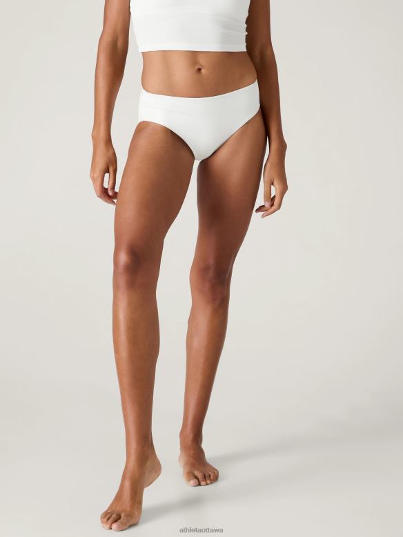 Athleta Clean Full Swim Bottom Women Bright White Pique Swimwearwear VHFL2862