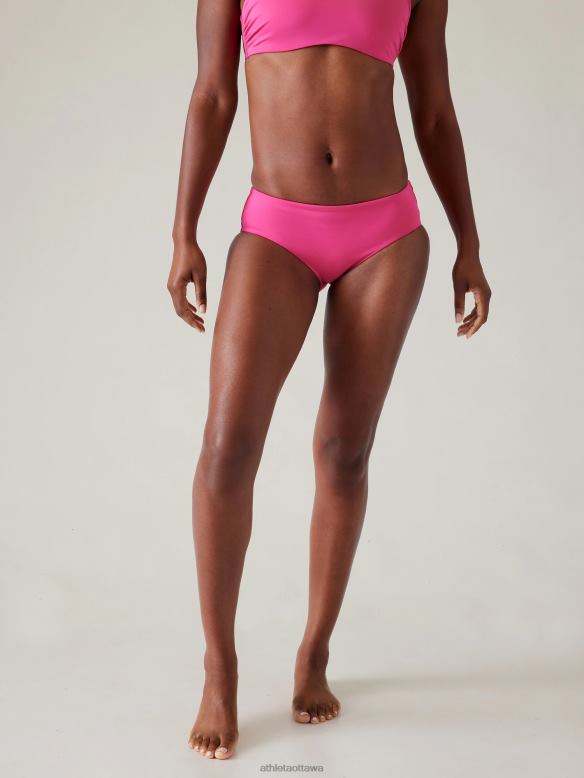 Athleta Clean Full Swim Bottom Women Tulip Pink Swimwearwear VHFL2829